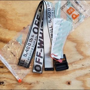 AUTHENTIC off-white industrial belt